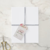 Bloemenwagen Tag Cadeaulabel (Met Touw)