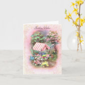  Bloemenwagen Verjaardagswensen Kaart (Gele Bloem)