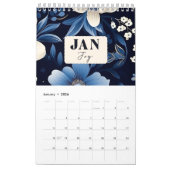 Bloemenwandkalender 2024 met positieve woorden kalender (Jan 2026)
