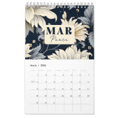 Bloemenwandkalender 2024 met positieve woorden kalender (Mar 2026)