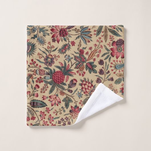 Bloemenwandtapijt Naaldwerk Flower Art Bad Handdoek (Wasdoekje)