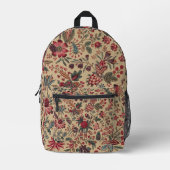 Bloemenwandtapijt Naaldwerk Flower Art Bedrukte Rugzak (Voorkant)