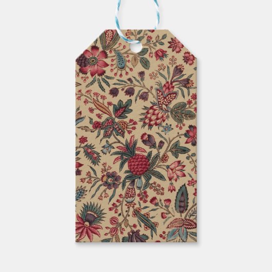 Bloemenwandtapijt Naaldwerk Flower Art Cadeaulabel (Voorkant)