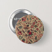 Bloemenwandtapijt Naaldwerk Flower Art Ronde Button 5,7 Cm (Voorkant /achterkant)