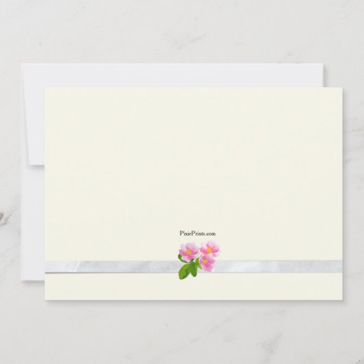 Bloemenwater kan uitnodigen kaart (Achterkant)