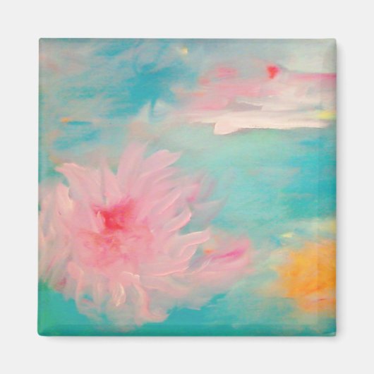 bloemenwater magneet (Voorkant)