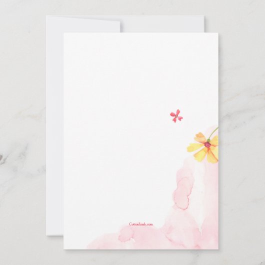 Bloemenwaterval  kaart (Achterkant)