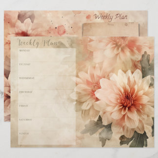 Bloemenweekblad Planner Scrapbook Paper