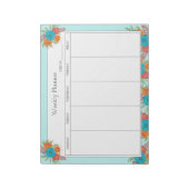 Bloemenweekplanner Notitieblok (Linkerzijde)