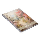 Bloemenweg Roze Notitieboek (Rechterzijde)