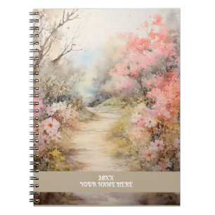 Bloemenweg Roze Notitieboek
