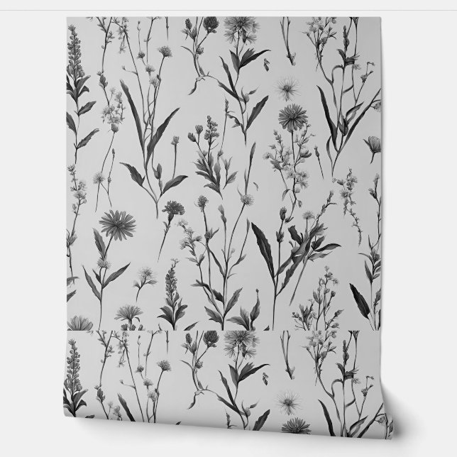 Bloemenweide Behang (Afrollen)