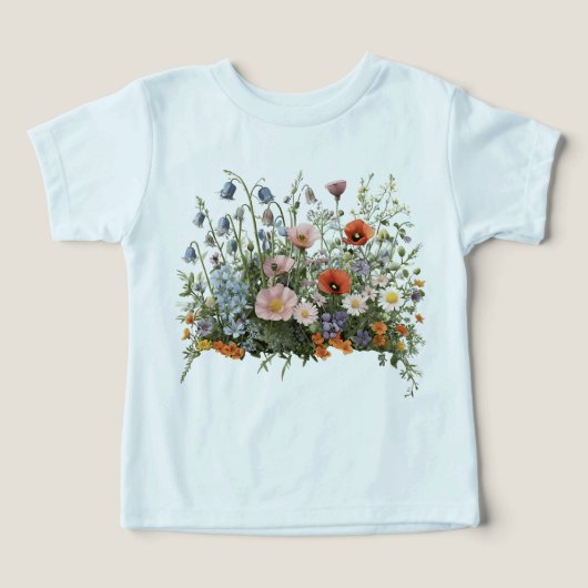 Bloemenweide botanische tuinen bloemen (Design voorkant)