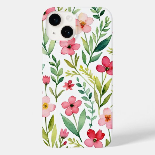 Bloemenweide Case-Mate iPhone Case (Achterkant)