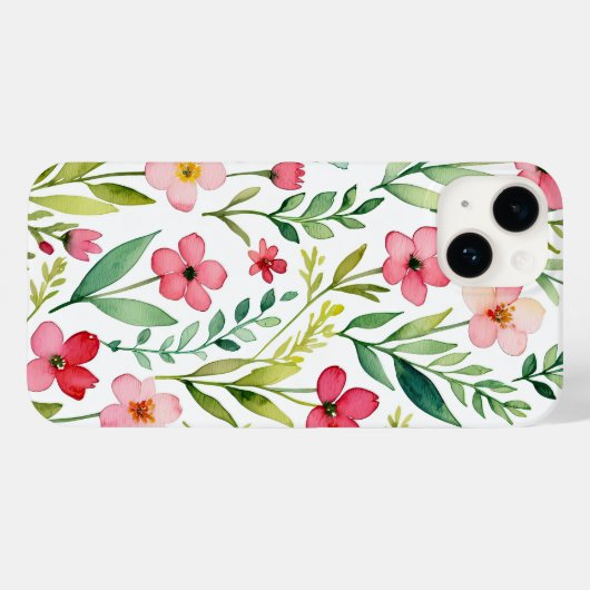 Bloemenweide Case-Mate iPhone Case (Achterkant (horizontaal))