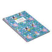 Bloemenweide Feeënpatroon Notitieboek (Rechterzijde)