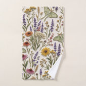 Bloemenweide Flora Maangodin Botanisch Bad Handdoek (Handdoek)