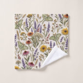 Bloemenweide Flora Maangodin Botanisch Bad Handdoek (Wasdoekje)