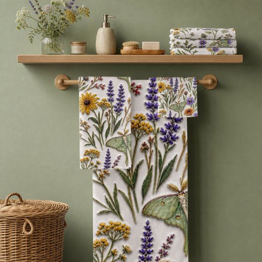 Bloemenweide Flora Maangodin Botanisch Bad Handdoek