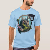 Bloemenweide Kasteel T-Shirt (2) (Voorkant)