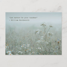 Bloemenweide - natuur esthetiek briefkaart
