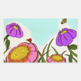 Bloemenweide Stickers