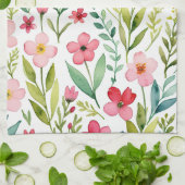 Bloemenweide Theedoek (Gevouwen)