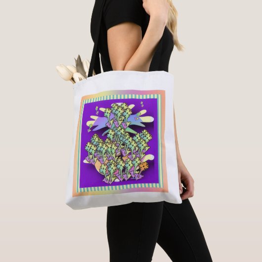 Bloemenweide  tote bag (Dichtbij)