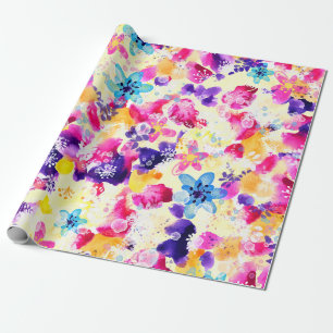 Bloemenweide Vervallen Bloemen Cadeaupapier