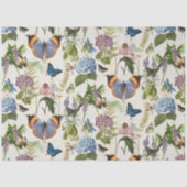 Bloemenweide Vlinder Ephemera Decoupage Tissuepapier (Voorkant)