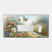 Bloemenweide Vlindertuin Bureaumat (Keyboard & Muis)