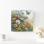 Bloemenweide Vlindertuin Vierkante Klok (Huis)