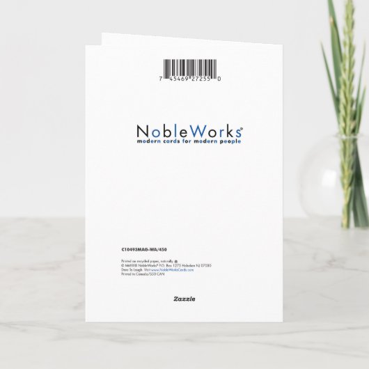 Bloemenwerk 10 - Jubileum Kaart (Achterkant)