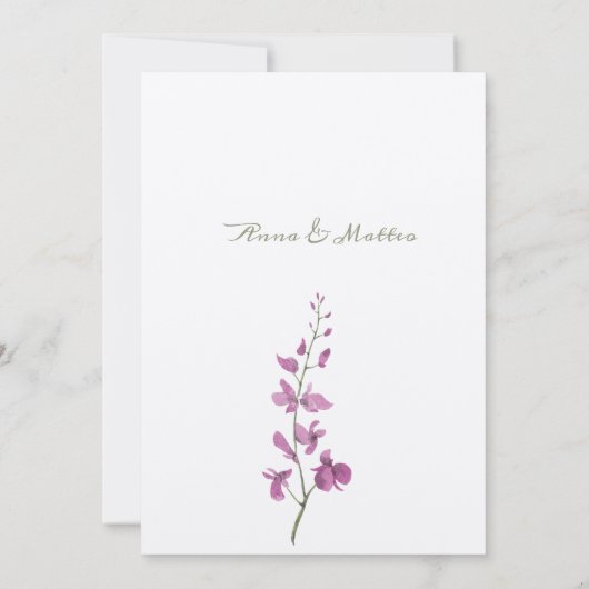 Bloemenwieden Bewaar de datum Save The Date (Achterkant)