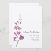 Bloemenwieden Bewaar de datum Save The Date (Voorkant / Achterkant)