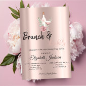 Bloemenwijn Brunch & Bubbly Roos Gold Kaart