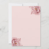 Bloemenwijn Brunch & Bubbly Vrijgezellenfeest Kaart (Achterkant)