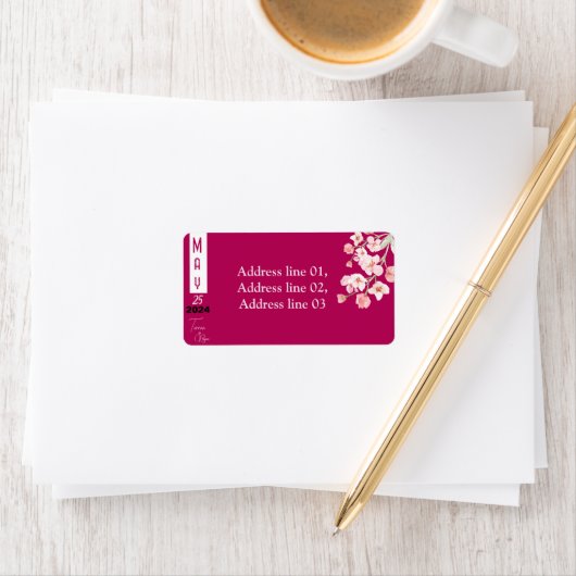 Bloemenwijn Etiket (Insitu)