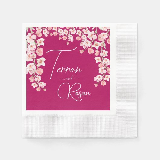 Bloemenwijn Servet (Voorkant)