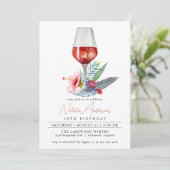 Bloemenwijn Waterverf | Enige Leeftijd Vrouwen Ver Kaart (Staand voorkant)