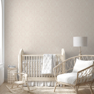 Bloemenwijnstokken Arabesque Blush Pink William Mo Behang