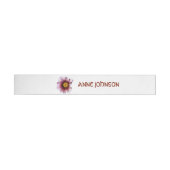 Bloemenwikkel rond Adresetiketten Adreslabel Wikkel (Individueel)