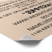 Bloemenwikkeling, Bloemenbouw Adverteren Poster (Hoek)