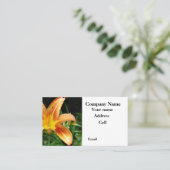 Bloemenwinkel en voorgeleidingen visitekaartje (Staand voorkant)