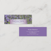 Bloemenwinkel Lavendel velden Mini Visitekaartje (Voorkant / Achterkant)