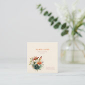 Bloemenwinkel Lelies Vierkante Visitekaartje (Staand voorkant)