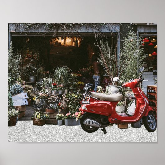 bloemenwinkel poster (Voorkant)