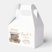 Bloemenwinkel Vrijgezellenfeest gunstbox Bedankdoosjes (Voorkant Zijde)