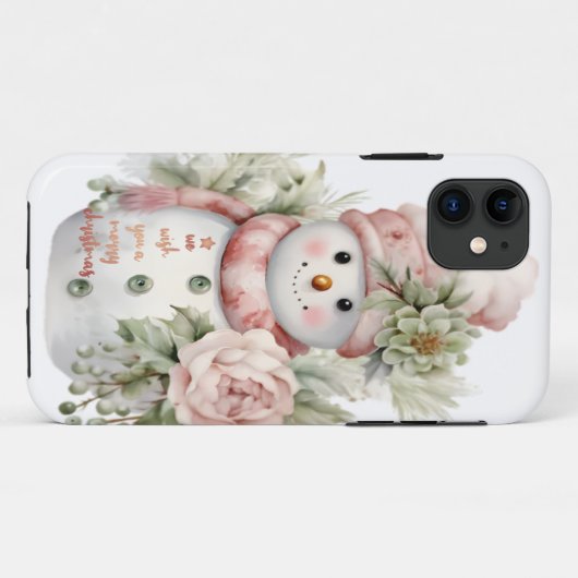 Bloemenwinter Case-Mate iPhone Case (Achterkant (horizontaal))