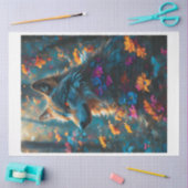 Bloemenwolf 4 tissuepapier (Craft)